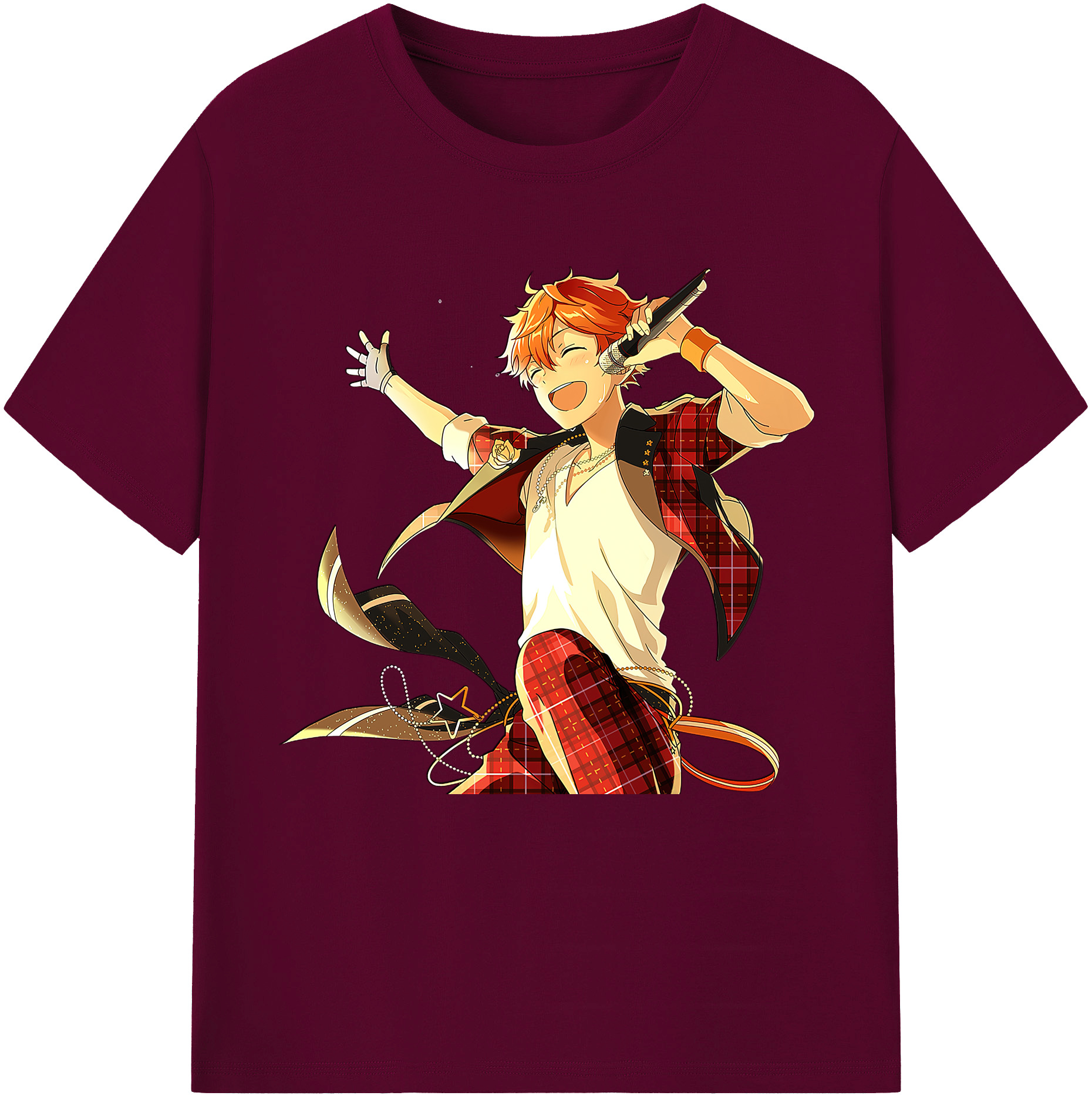 （画像用） あんさんぶるスターズ! Ensemble Stars レディースカジュアルプリントTシャツ（綿100％）